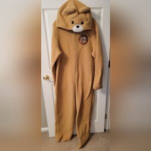 Ted 2 “Thunder Buddies for Life” Adult Bear Onesie Costume – Size XL – UNISEX